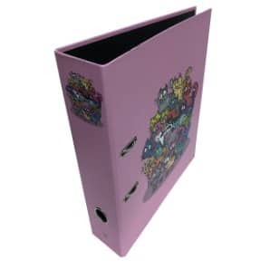 PAKLON TASARIM GENİŞ KLASÖR-PEMBE KEDİCİKLER