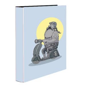 PAKLON TASARIM TALEBE KLASÖR(4 HALKA)-ÇILGIN MOTORCU