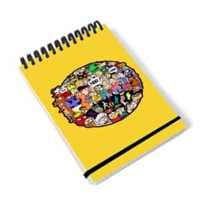 PAKLON TASARIM DEFTER 11*14 SİYAH İÇ - KALABALIĞI SEVMEM - 50 YP.