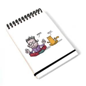 PAKLON TASARIM DEFTER 11*14 SİYAH İÇ - CAT YOGA - 50 YP.