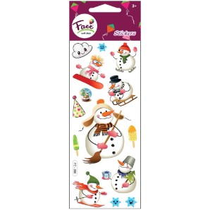 FACE STİCKER  FC-206 20 Lİ