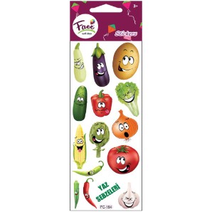 FACE STİCKER  FC-164 20 Lİ