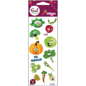 FACE STİCKER FC-162 20 Lİ