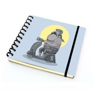 PAKLON TAS DEFTER 14*14 KARELİ ÇILGIN MOTORCU