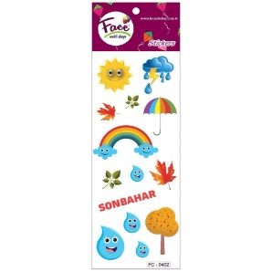 FACE STİCKER FC-0402 20 Lİ