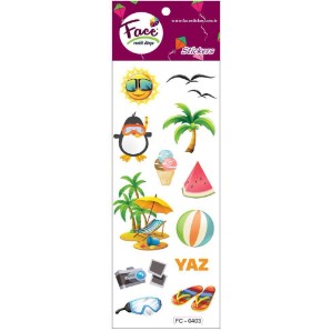 FACE STİCKER FC-0403 20 Lİ