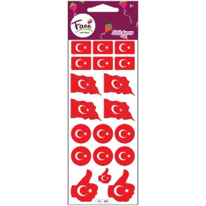 FACE STİCKER FC-187 20 Lİ