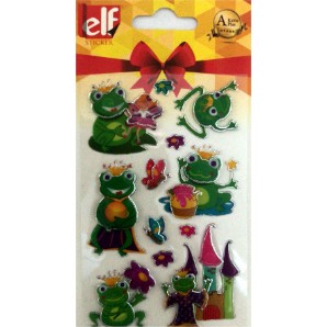 ELF STICKER 3D KURBAĞALAR