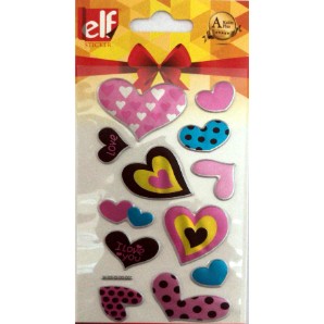 ELF STICKER ŞEKİLLİ KALPLER