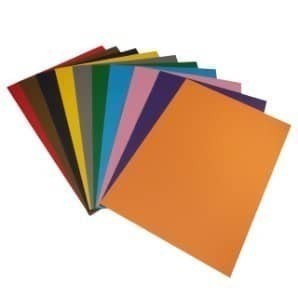 FON KARTONU 35*50  KARIŞIK  10 RENK 