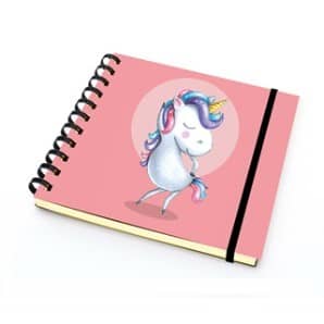 PAKLON TASARIM DEFTER 14*14 ÇİZGİLİ - UNİCORN 