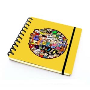 PAKLON TASARIM DEFTER 14*14 SİYAH İÇ -KALABALIĞI SEVMEM- 50 YP.