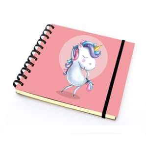PAKLON TASARIM DEFTER 14*14 SİYAH İÇ - UNİCORN- 50 YP.