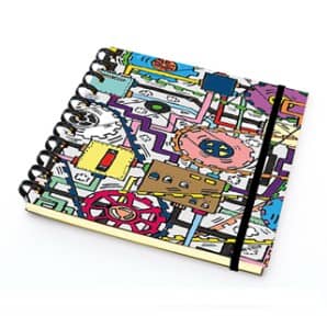 PAKLON TASARIM DEFTER 14*14 SİYAH İÇ - RENKLİ MAKİNE-50 YP.
