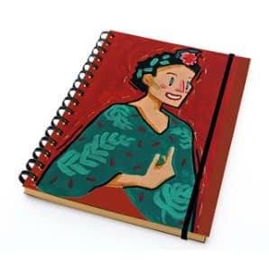 PAKLON TASARIM DEFTER 14*21 SİYAH İÇ -FRİDA- 50 YP.