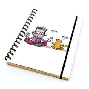 PAKLON TASARIM DEFTER 14*21 SİYAH İÇ - CAT YOGA -50 YP.