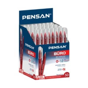 PENSAN 2270 TÜKENMEZ KALEM KIRMIZI 50 Lİ 